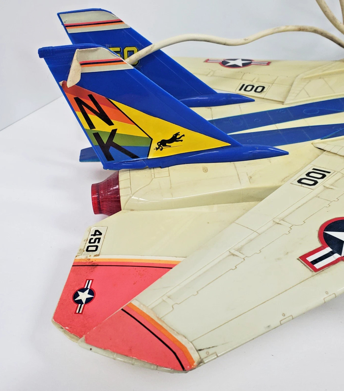 New Bright (1990) GI Joe KO Skystriker N F-14 Tomcat RC Fighter Jet