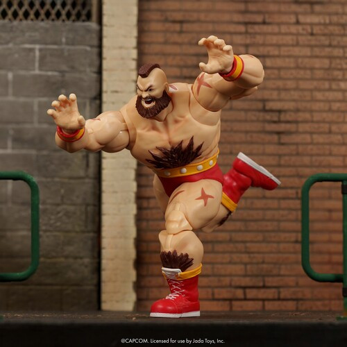 Jada Toys Street Fighter 2 Deluxe Zangief 1/12 Scale Action Figure