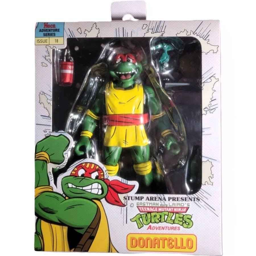 NECA TMNT Stump Arena Presents Donatello Wrestling guise action figure