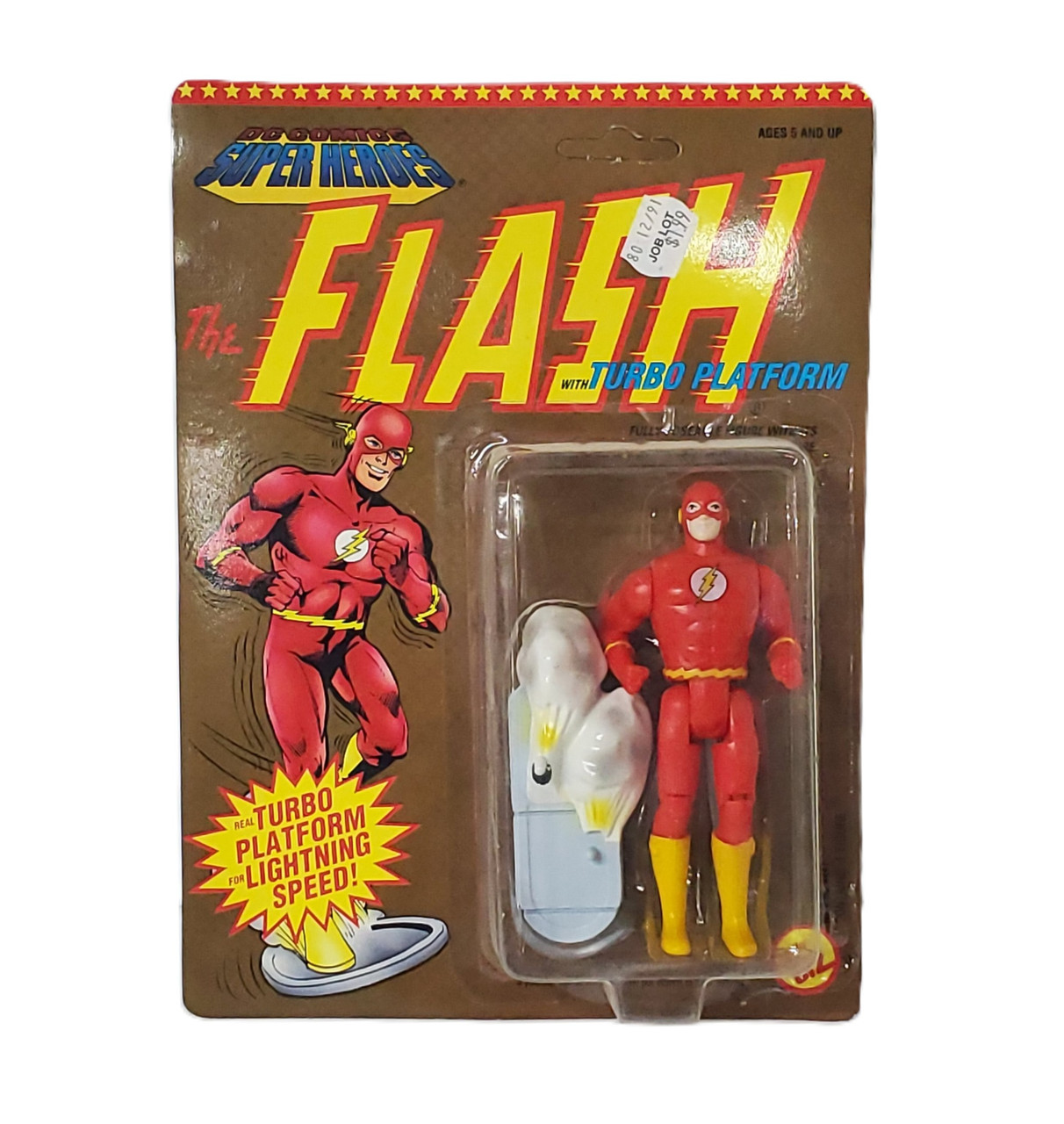 ToyBiz (1991) DC Super Heroes The Flash With Turbo Platform Action