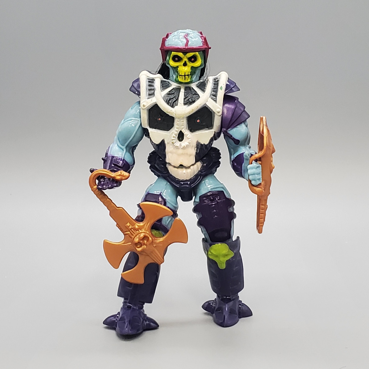 Mattel Battle Blade Skeletor 未開封 Mattel (1989) He-Man (The New Adventures) Basic Figures: Battle