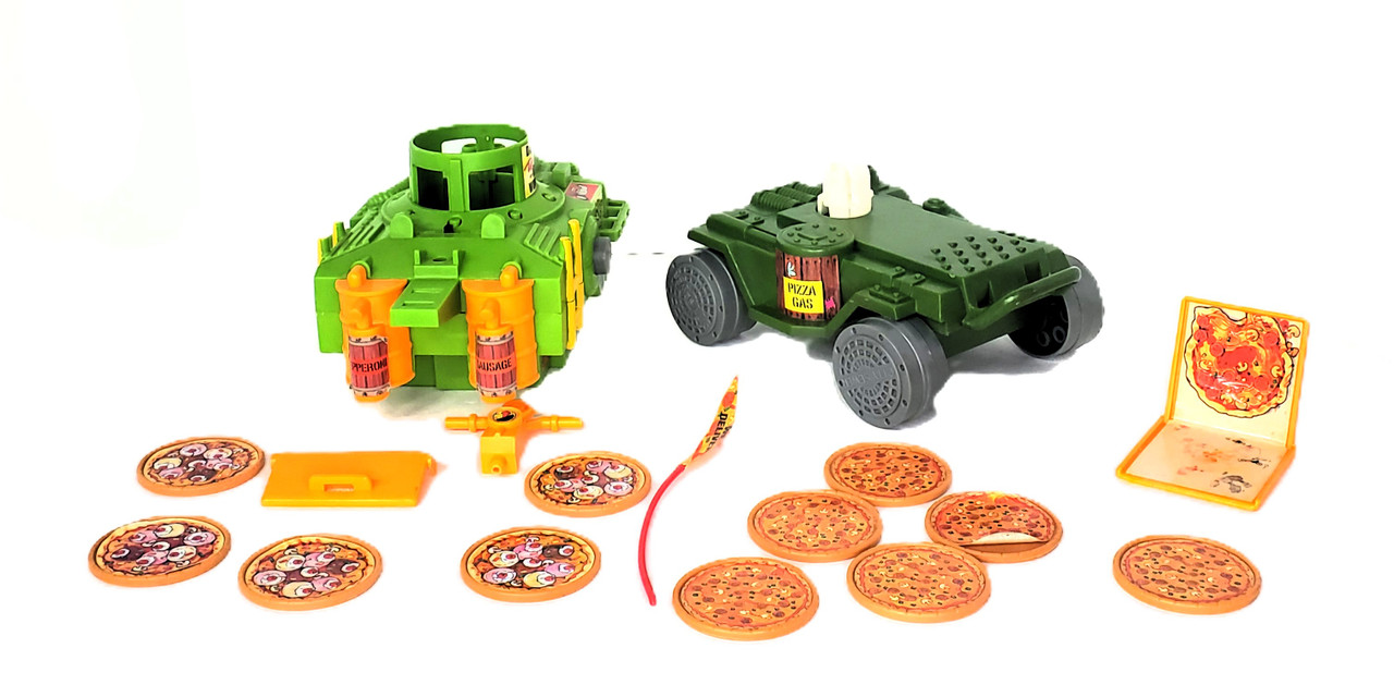 Playmates (1989) TMNT Pizza Thrower Turtle Assault Vehicle