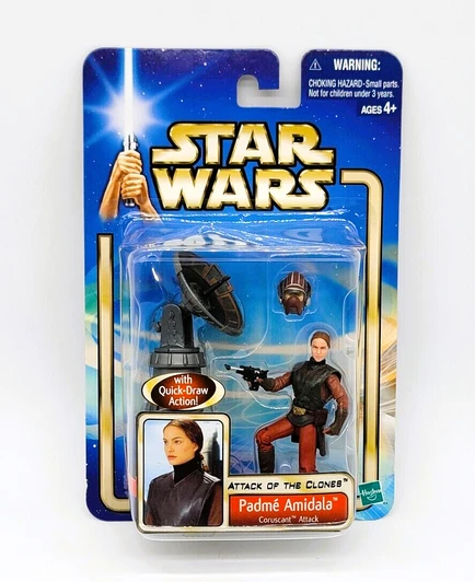 Hasbro Star Wars AOTC  Padme Amidala Coruscant Attack Action Figure
