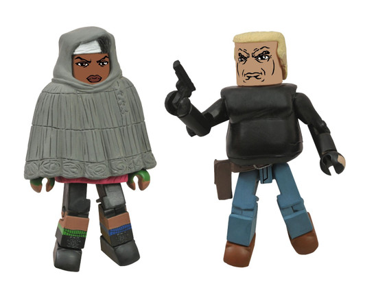 Hooded Michonne and Gabe