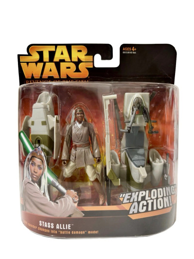 Hasbro (2005) Revenge of the Sith Stass Allie with Barc Speeder