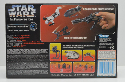 Kenner Star Wars Imperial Speeder Bike with Biker Scout Action Figure