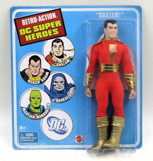 Mattel DC Universe Worlds Greatest Super Heroes Retro Series SHAZAM! Action Figure