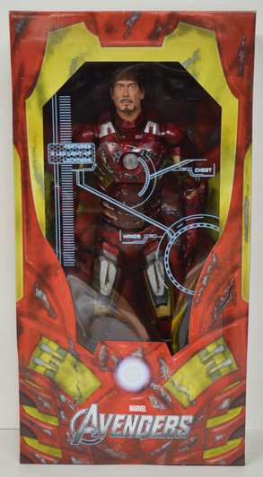 NECA IRON MAN 1/4 Scale Action Figure Battle Damage NECA IRON MAN 1/4 Scale Action Figure Battle Damage