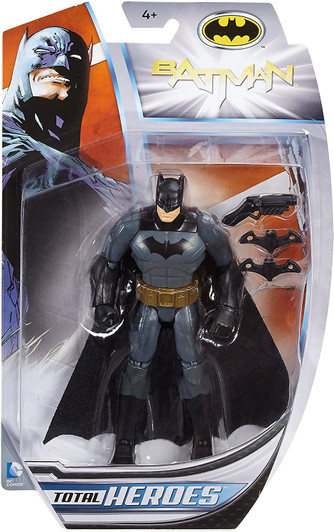 Mattel DC Total Heroes Batman (Black Cape) action Figure