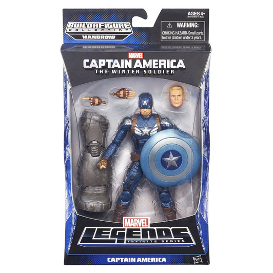 Marvel Legends Captain America Winter Soldier Movie Costume Action Figure