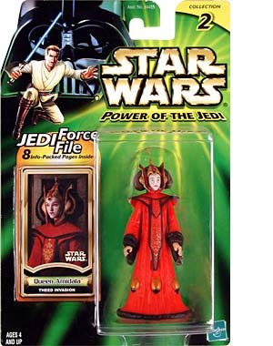 Hasbro (2002) Star Wars Power of the Jedi Queen Amidala (Theed Invasion) 3.75" Action Figure