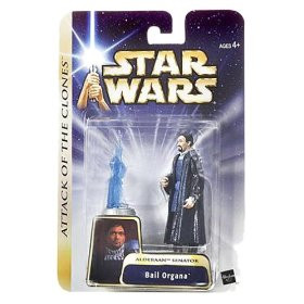 Hasbro (2003) Star Wars Attack of the Clones Bail Organa Alderaan Senator 3.75" Action Figure