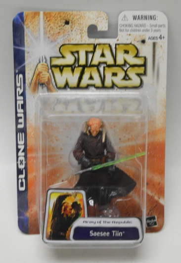 Clone Wars Army of the Republic Saesee Tiin Action Figure.