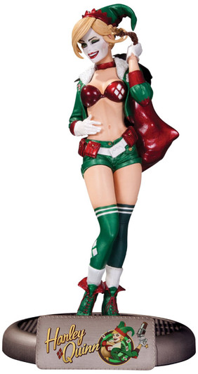 DC Collectibles DC Comics Bombshells: Holiday Harley Quinn Statue.