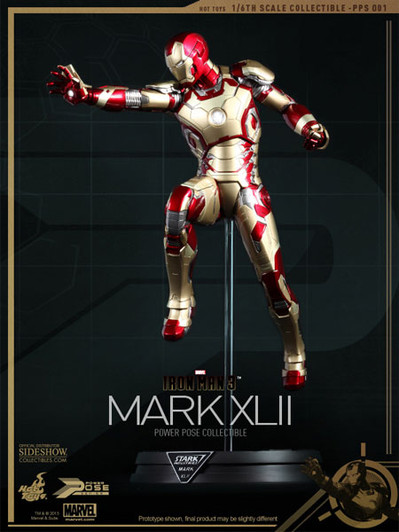 Hot Toys Iron Man Mark XLII Iron Man PPS001 Sixth Scale Figure