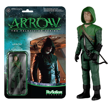 Funko Reaction: Arrow Unmasked Green Arrow action figure
