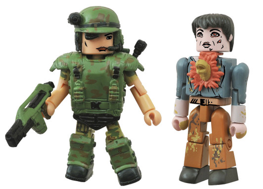 Aliens Minimates Cpl. Dietrich and Colonist Mary