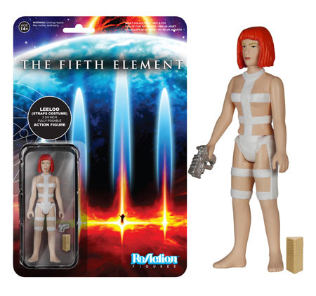 Fifth Element Leeloo Strap Outfit ReAction 3 3/4-Inch Retro Action Figure.