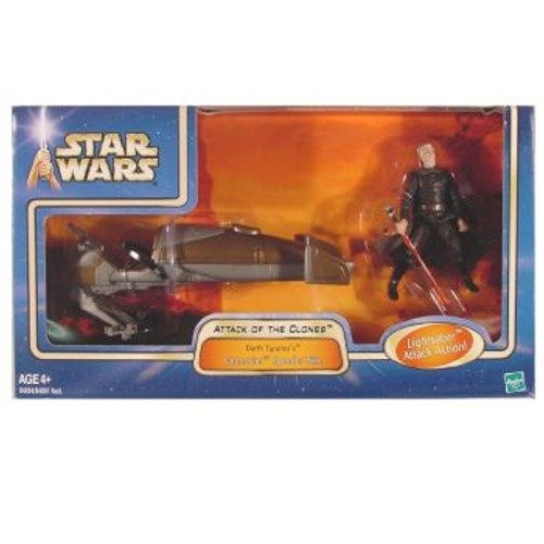 Darth Tyranus's Geonosian Speeder Bike Attack of the Clones Clone Wars Vehicle.