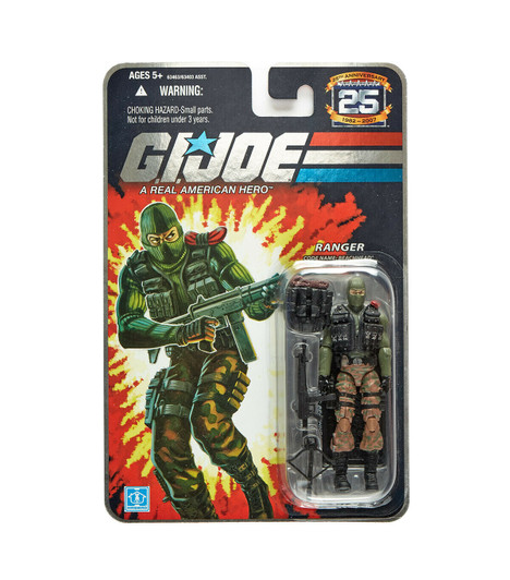 GI Joe 25th Anniversary Beachhead Ranger Action Figure 3.75 Inches