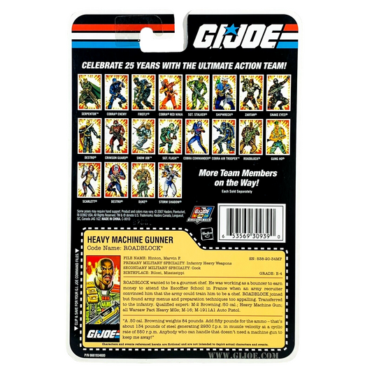 G.I.JOE Cartoon Series  Roadblock action figure
