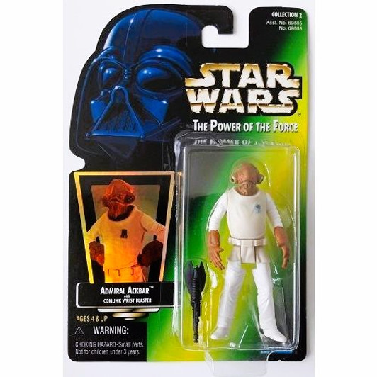 Kenner Star Wars POTF Admiral Ackbar Action Figure
