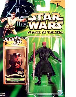 Hasbro (2000) Power of the Jedi Darth Maul Final Duel 3.75" action figure