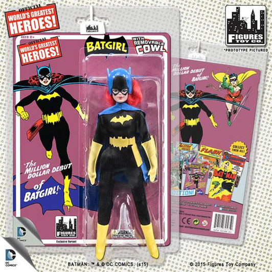 Figures Toy Co. DC Retro "First Appearances"  Removable Cowl Batgirl Action Figure