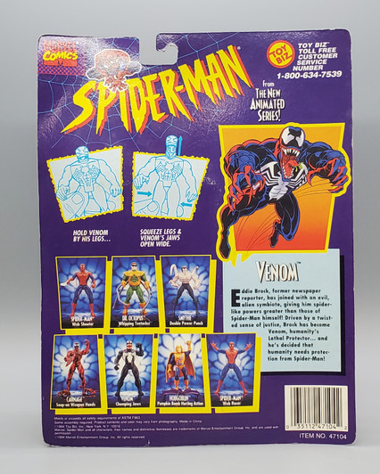 ToyBiz (1994) Spiderman TAS Venom Action Figure