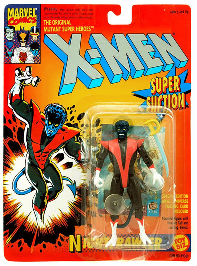 ToyBiz (1993) X-Men Nightcrawler Super Suction Action Figure