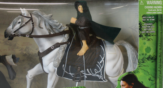 ToyBiz Lord of the Rings Arwen with Asfaloth and Wounded Frodo Deluxe Horse and Rider Set