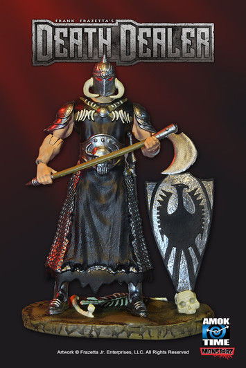Monstarz Frank Frazetta's Death Dealer light armor deluxe 3.75" scale retro action figure