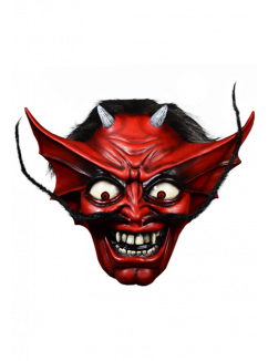 TRICK OR TREAT STUDIOS Number of the Beast Devil Mask