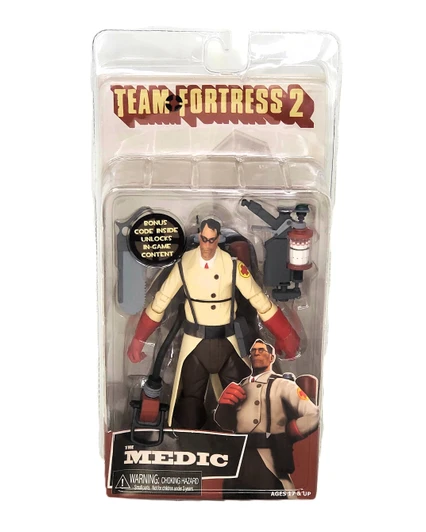 NECA (2018) Team Fortress 2 Series 4 RED Medic 7" Action Figure