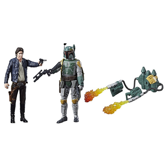 Hasbro Star Wars Han Solo and Boba Fett Action Figure set