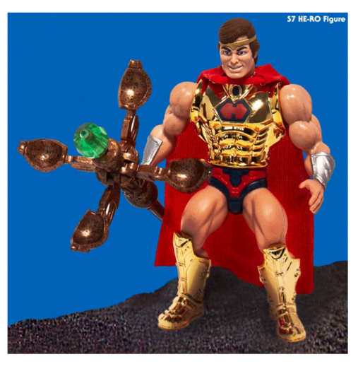 Super7 Masters of the Universe Vintage He-Ro Action Figure