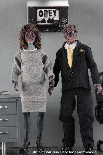NECA They Live - 8" Clothed Action Figures - 2 Pack NECA They Live - 8" Clothed Action Figures - 2 Pack