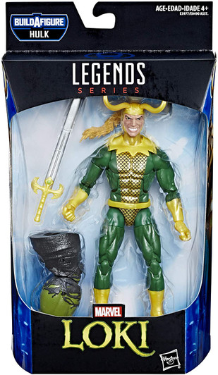 Hasbro Marvel Legends Avengers Loki with BAF Hulk part