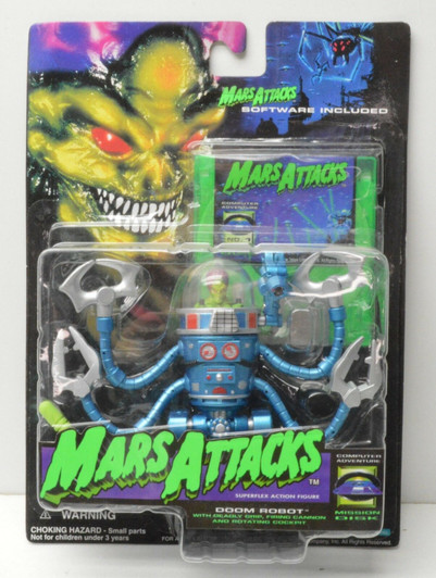 Trendmasters MARS ATTACKS! DOOM Robot Action Figure