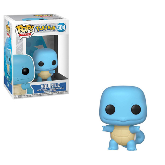 Funko Pop! Games: Pokemon Squirtle #504 (Flocked Gamestop Exclusive)