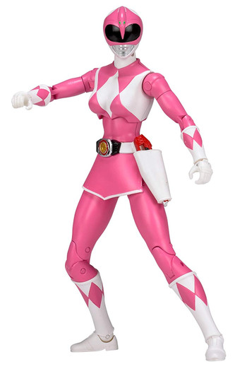 Hasbro Mighty Morphin Power Rangers Pink Ranger 6" Action Figure With Megazord Part
