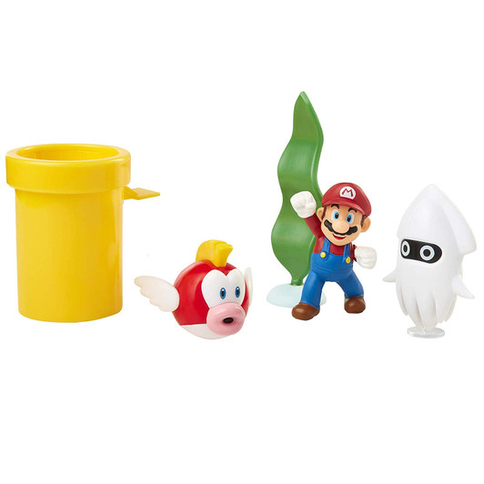 Jakks Super Mario Underwater Diorama Set