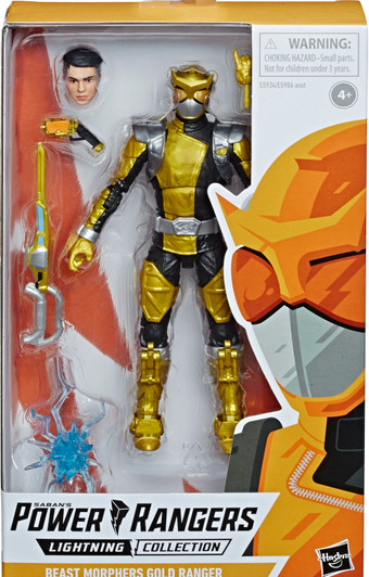 Hasbro Power Rangers Lightning Collection Beast Morphers Gold Ranger 6" Action Figure