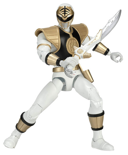 Hasbro Mighty Morphin Power Rangers White Ranger 6" Action Figure