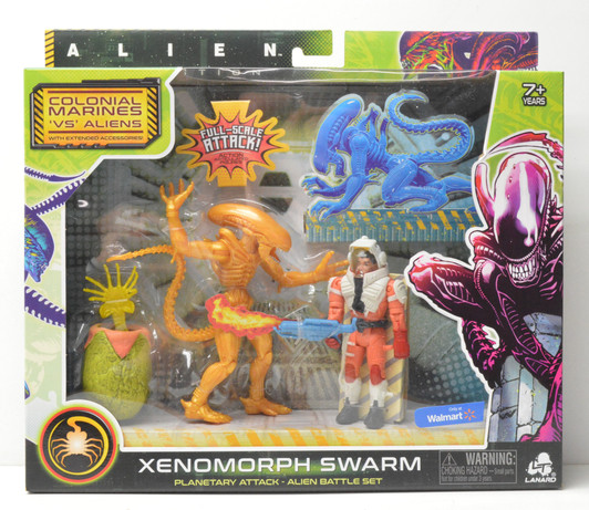 Lanard Alien Collection Xenomorph Swarm (Gold) Planetary Attack-Alien Battle Set