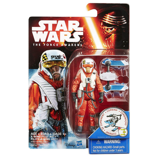 Hasbro Star Wars Force Awakens X-Wing Pilot Asty Action Figure