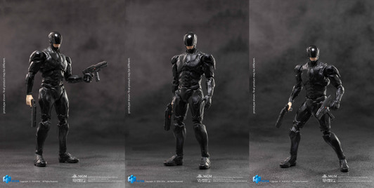 HIYA ROBOCOP 2014 Black armor 1/18 scale action figure