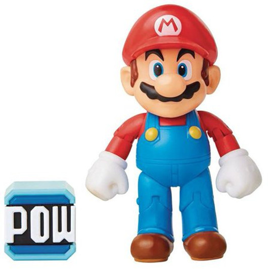 Jakks Mario with POW Block Action Figure