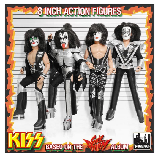 Figures Toy Co. KISS Sonic Boom 8in action figure set of 4