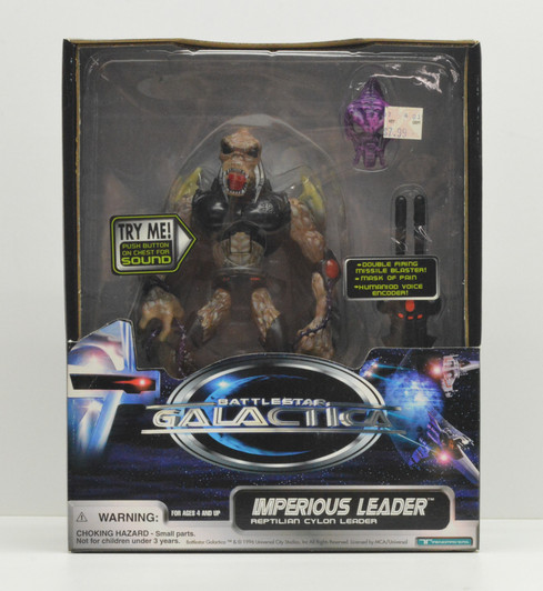 Trendmasters  Battlestar Galactica Imperious Leader sound action figure